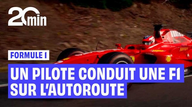 Une F1 sur l'autoroute conduite par « un pilote fantôme »