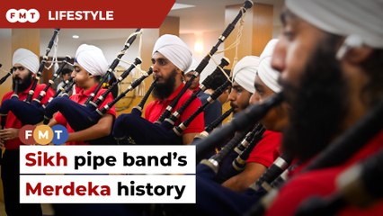 The Sikh pipe band that once played in the Merdeka parade