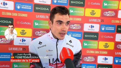 La Vuelta 2025 - Juan Ayuso : "Le peloton, notamment Visma, ne voulait pas me laisser sortir..."