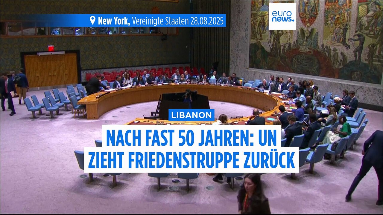 Nach fast 50 Jahren: UN zieht Friedenstruppe im Libanon zurück