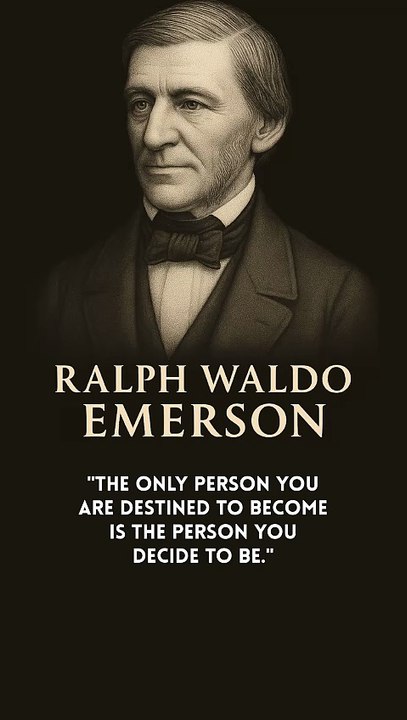Decide Who You Become Ralph Waldo Emerson’s Challenge