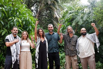 "No podemos ser cómplices del silencio": artistas y activistas se unen para romper el bloqueo de Gaza