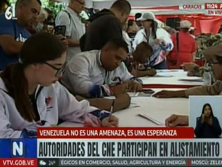 Pdte. del CNE Elvis Amoroso: No debe existir miedo, aquí hay valentía como nos enseñó Bolívar