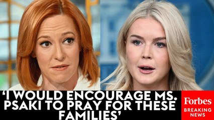 'Incredibly Insensitive And Disrespectful': Leavitt Slams Psaki Over MN School Shooting Comments