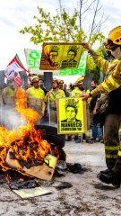 Protesta contra Mañueco por la gestión de los incendios