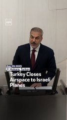 Turkey Closes Airspace To Israeli Planes