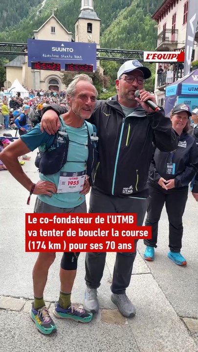 Un participant un peu spécial à l'UTMB - Ultra-trail - UTMB