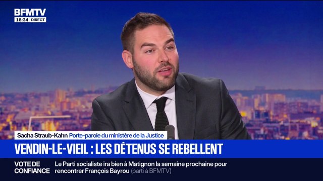 Prison de Vendin-le-Vieil: L'administration pénitentiaire est là pour protéger les gens , affirme Sacha Straub-Kahn, porte-parole du ministre de la Justice