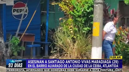 Identifican a joven asesinado por motosicarios cuando salía de su casa en La Ceiba