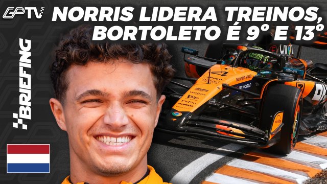 NORRIS 1º, HAMILTON 'PIÃO DA CASA PRÓPRIA' e ACIDENTES: TREINOS da F1 nos PAÍSES BAIXOS | BRIEFING