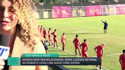 Atencio deve ser relacionado, Derik Lacerda retorna ao ataque e Lucas Lima segue como dúvida