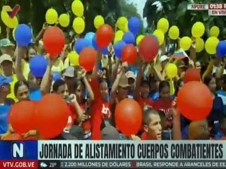 Apureños acuden a jornada de alistamiento en las filas de la Milicia por la paz y la soberanía