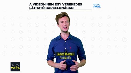 Hamis videó terjed az interneten arról, hogy bevándorlók és spanyolok összeverekednek Barcelonában