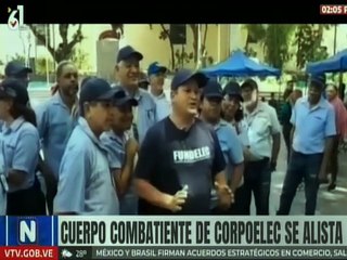 Caracas | Cuerpo combatiente de Corpoelec se alista por la defensa de la soberanía