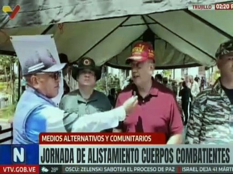 Medios alternativos acompañan alistamiento militar de los Cuerpos Combatientes de Trujillo