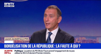 Crise politique: "Là où on aimerait amener la France, c'est vers la stabilité", assure Laurent Jacobelli, député RN de Moselle
