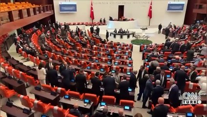 TBMM' Gazze gündemli özel oturumda bir araya geldi