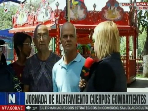 Caracas | Cuerpos combatientes de San Martín se suman a la jornada de alistamiento militar