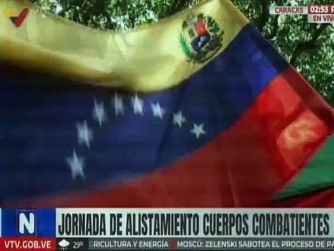 Caracas | Cuerpos combatientes de Antímano continúan sumándose a la segunda jornada de alistamiento militar