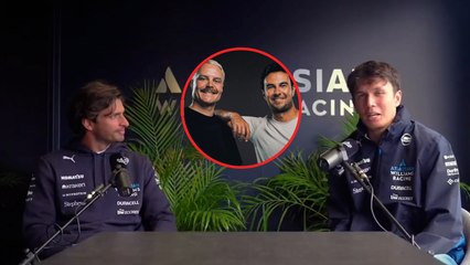 Carlos Sainz y Alex Albon dan la bienvenida a Checo Pérez tras lugar en Cadillac