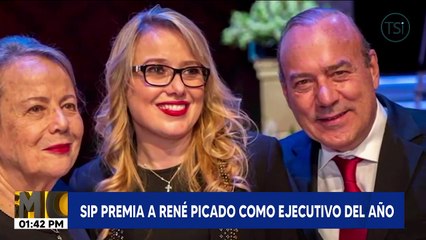 La SIP galardona a René Picado presidente de Teletica con premio Ejecutivo del Año