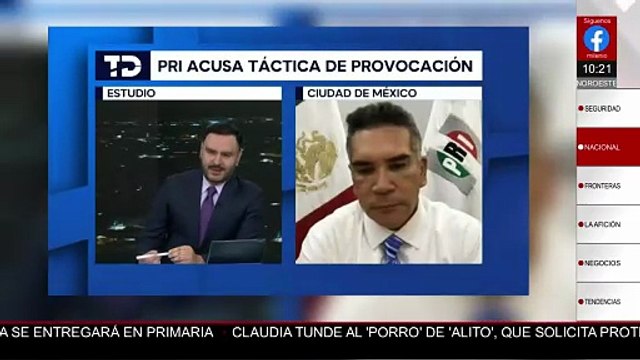 'Alito' Moreno justifica agresión contra Noroña: Llevamos 7 años de amenazas y persecución