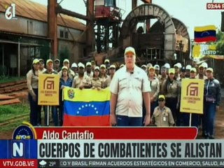 Bolívar | Cuerpos combatientes de la CVG Ferrominera Orinoco se alistan para la defensa de la patria