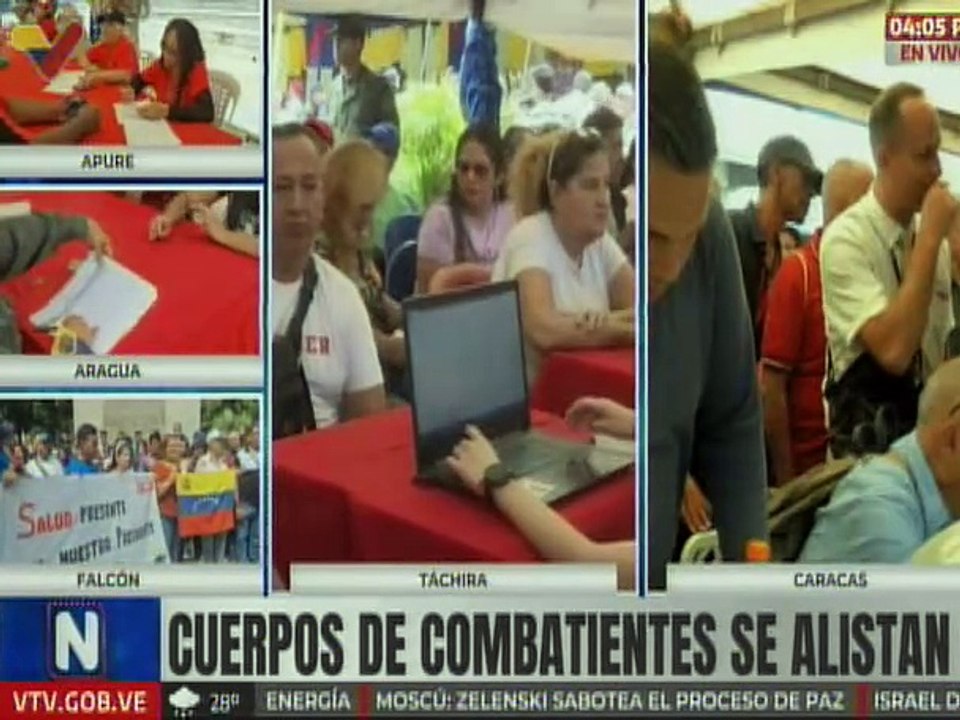 Cuerpos combatientes del sector Gas Táchira se...