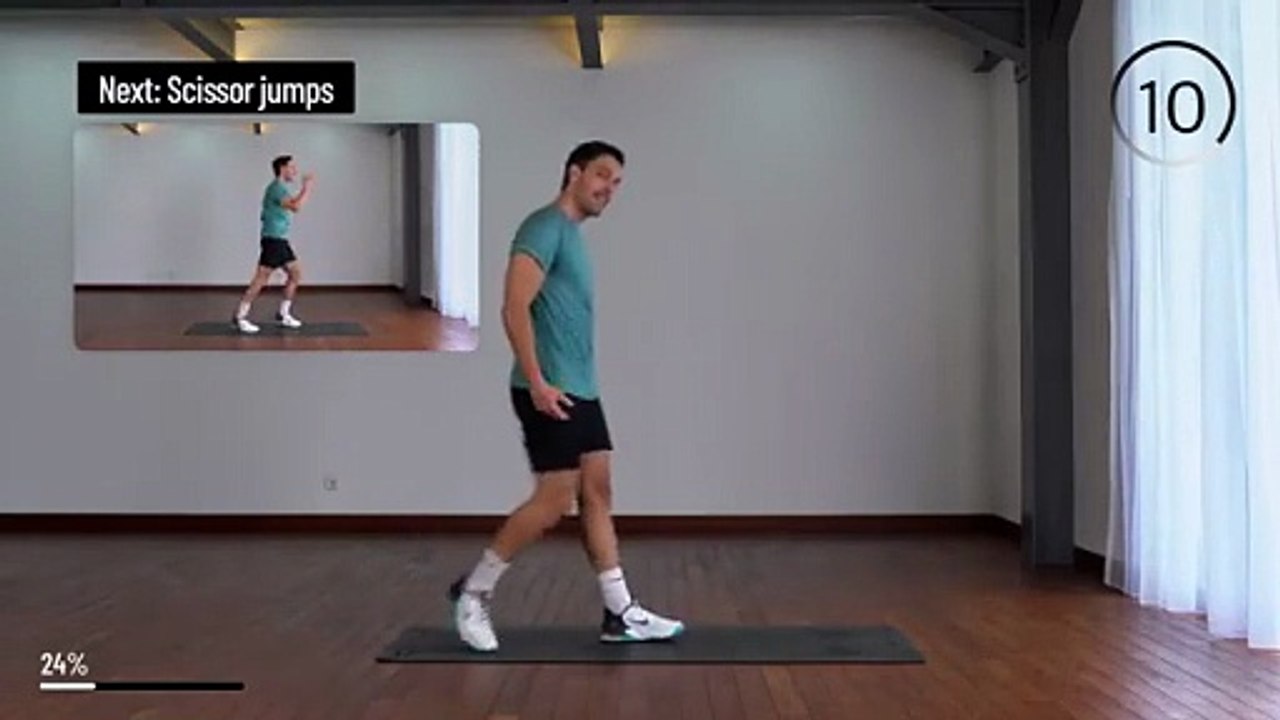 20 Min Fat Burning HIIT Workout -  Full body Cardio, No Equipment, No Repeat