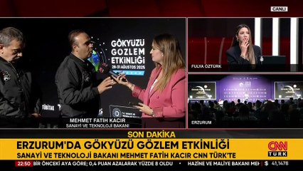 SON DAKİKA HABERİ: Sanayi ve Teknoloji Bakanı Kacır CNN Türk'te