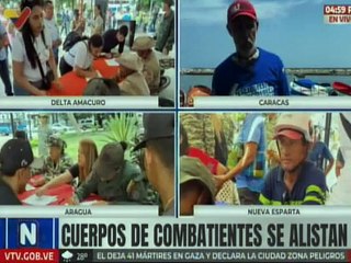 Cuerpos combatientes de Puerto Cabello alzan su voz en defensa de la patria