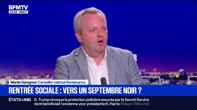Crise politique: Les syndicalistes qui appellent à bloquer sont des professionnels de la grève et de l'immobilisme , estime Martin Garagnon, conseiller national Renaissance