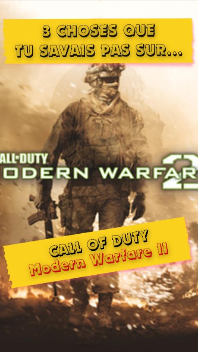 👉 3 Choses que tu savais pas sur Call of Duty MWII (2009) !