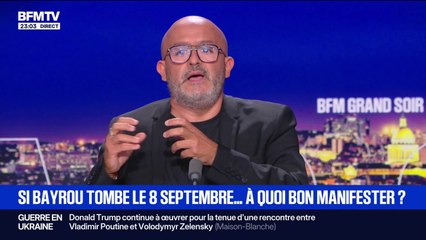 Crise politique: "Si François Bayrou tombe, il est très probable qu'on se retrouve avec un Premier ministre qui respecte le même agenda", Benjamin Amar, membre de la direction de la CGT 94