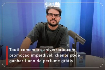 Touti comemora aniversário com promoção imperdível: cliente pode ganhar 1 ano de perfume grátis