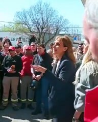 Tensión en Santa Fe: trabajadores en huelga echaron a la senadora libertaria Florencia Arietto