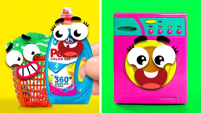 🧼⚔️ Detergent Bottle Declares War on Stains! 👖🌀