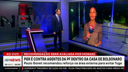 PGR é contra agentes da PF na casa de Bolsonaro e recomenda reforço externo