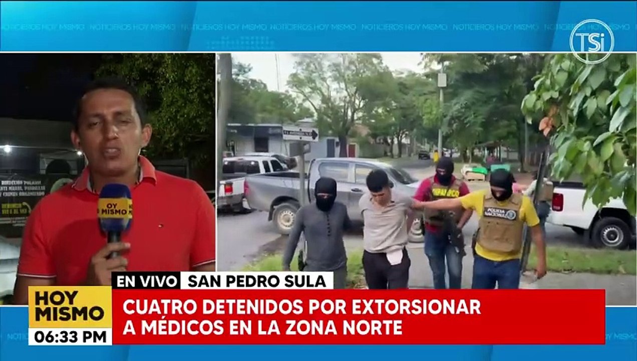 Cuatro detenidos por extorsionar a médicos en la zona norte