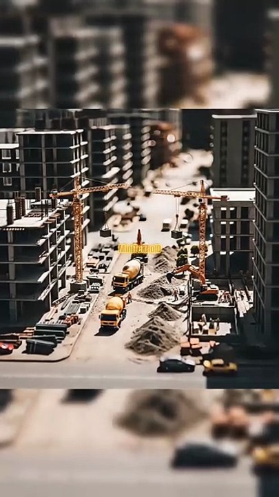 “Beginilah suasana kota mini kalau lagi dibangun… 🔥”