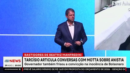 Tarcísio e Hugo Motta se articulam para anistia