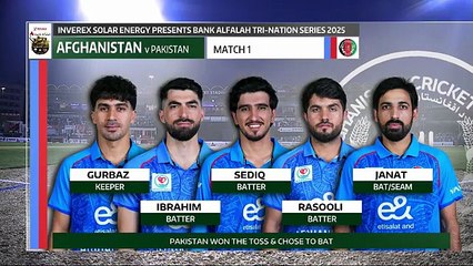 Full highlights Afghanistan vs pakistan T2 match 0 tri Nation series