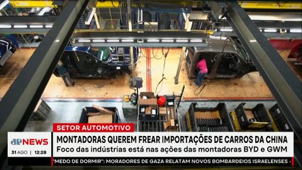 Montadoras pressionam para frear importações de veículos da China