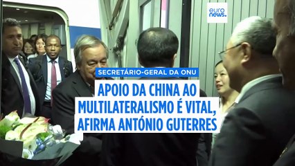 "O apoio da China ao multilateralismo é essencial", afirma António Guterres na cimeira da ONU