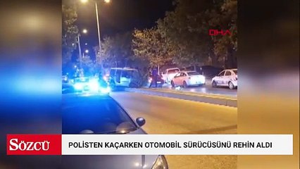 Anne ve babasını darbedip, polisten kaçarken otomobil sürücüsünü rehin aldı