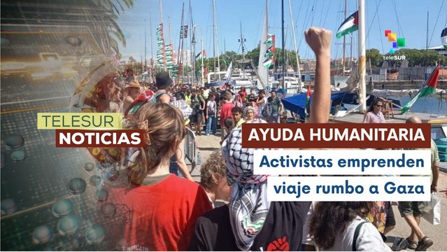 Flotilla humanitaria busca romper el bloqueo impuesto por Israel en Gaza