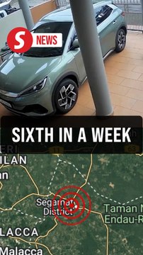 Segamat hit by new mild tremor