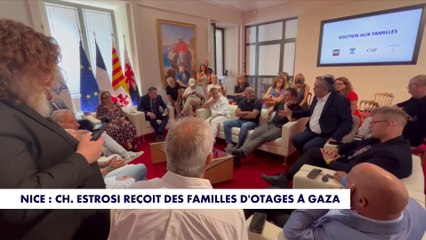 Nice : Christian Estrosi reçoit des familles d'otages à Gaza