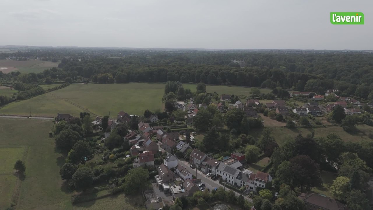 Le Brabant wallon vu du ciel : Gaillemarde  et la forêt de Soignes à perte de vue