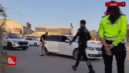 Bursa'da çakarlı araçtan havaya ateş açanlara 276 bin TL ceza